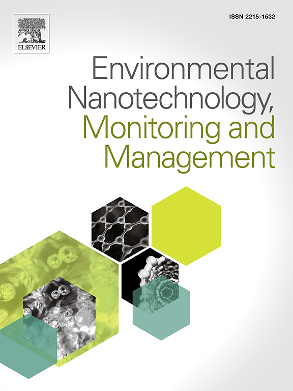 Go to journal home page - Environmental Nanotechnology, Monitoring & Management